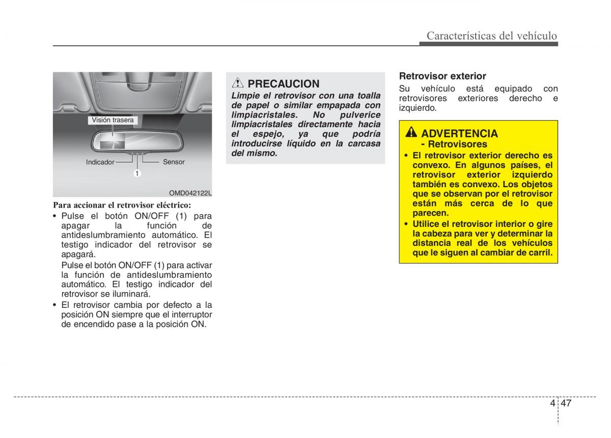 Hyundai Elantra V 5 i35 Avante MD manual del propietario / page 133