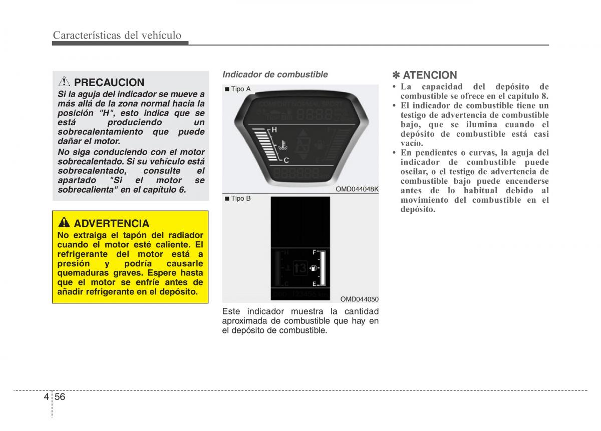 Hyundai Elantra V 5 i35 Avante MD manual del propietario / page 142