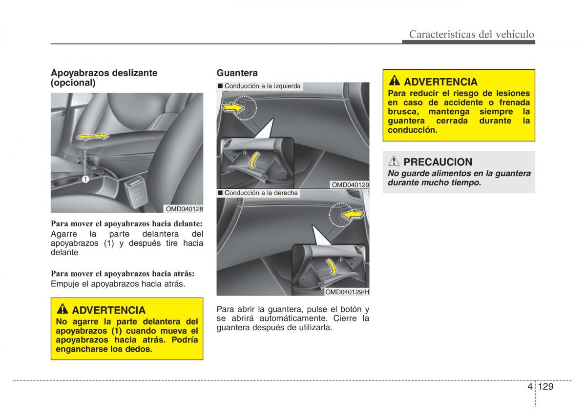 Hyundai Elantra V 5 i35 Avante MD manual del propietario / page 215