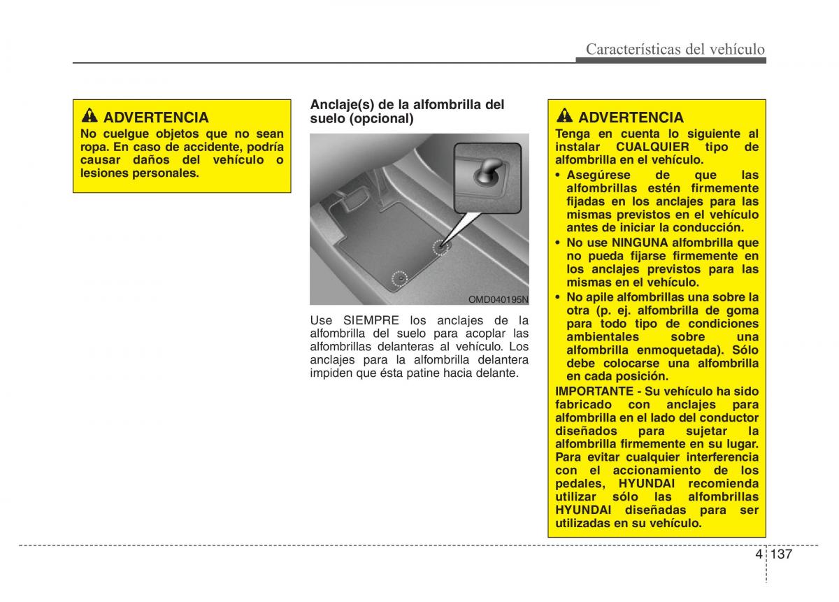 Hyundai Elantra V 5 i35 Avante MD manual del propietario / page 223