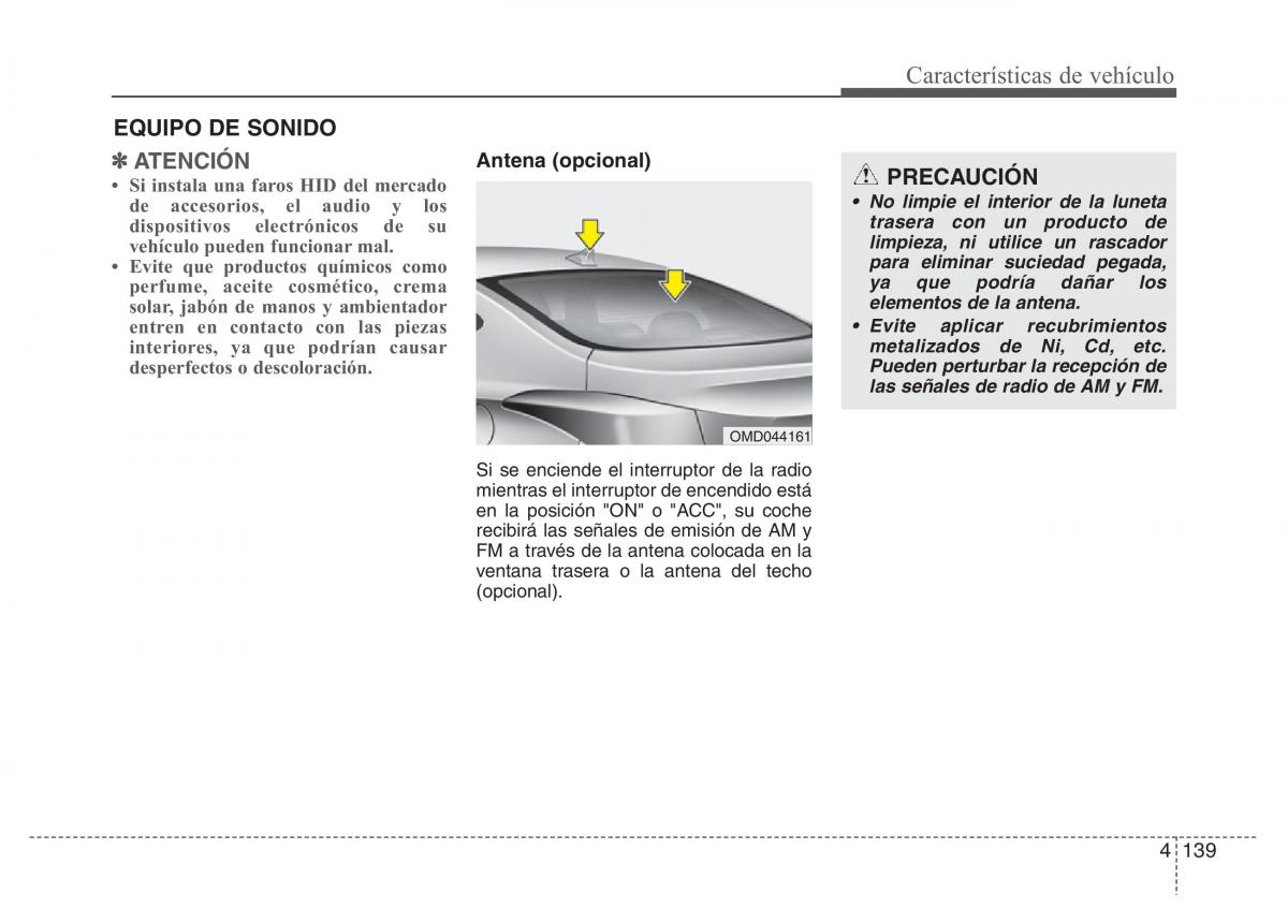 Hyundai Elantra V 5 i35 Avante MD manual del propietario / page 225