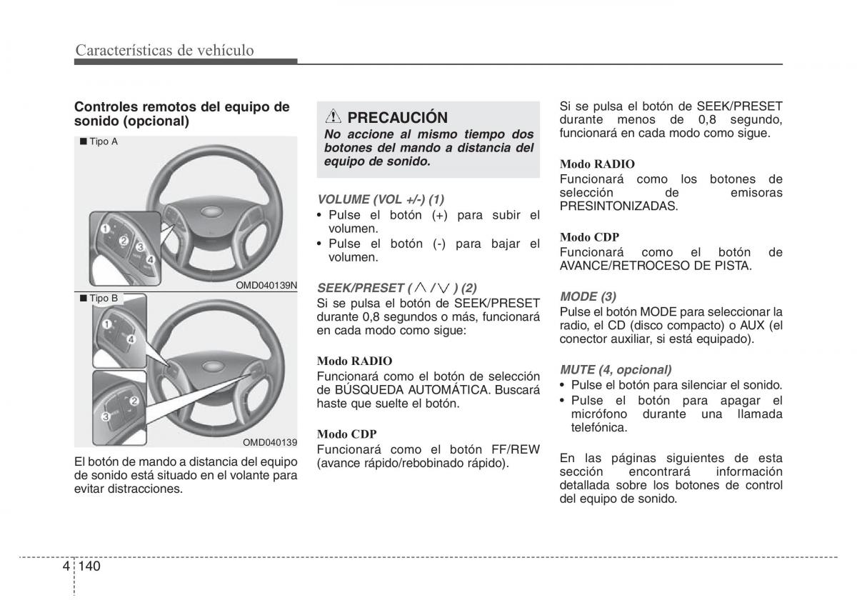 Hyundai Elantra V 5 i35 Avante MD manual del propietario / page 226