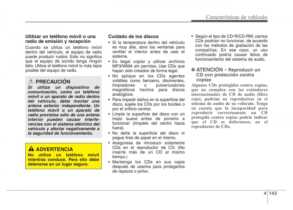 Hyundai Elantra V 5 i35 Avante MD manual del propietario / page 229