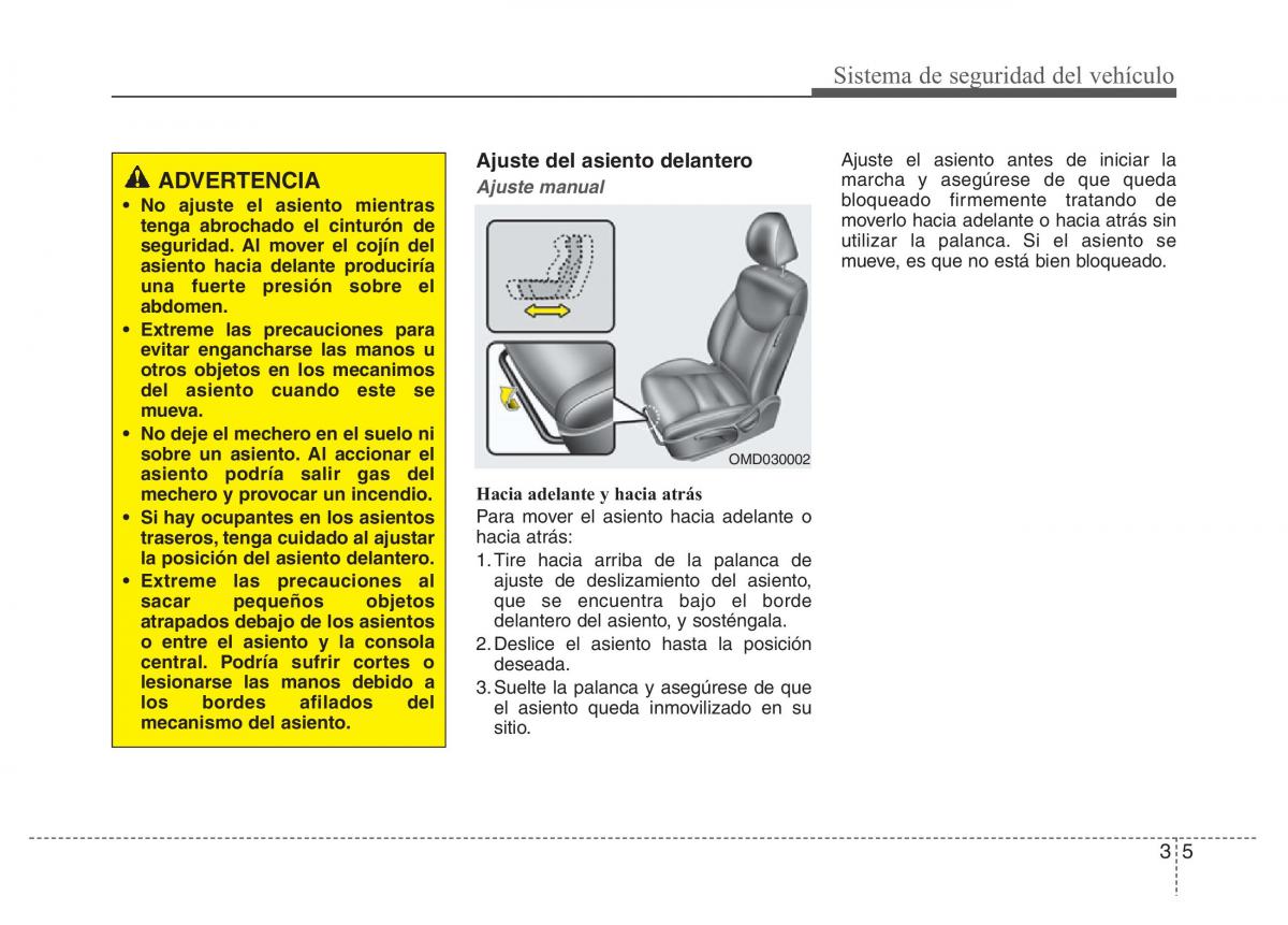 Hyundai Elantra V 5 i35 Avante MD manual del propietario / page 24