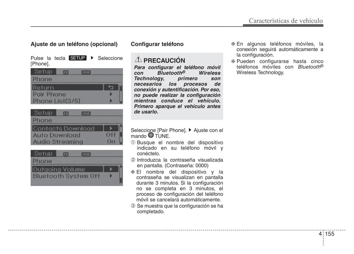 Hyundai Elantra V 5 i35 Avante MD manual del propietario / page 241