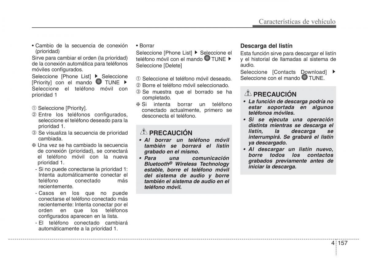 Hyundai Elantra V 5 i35 Avante MD manual del propietario / page 243