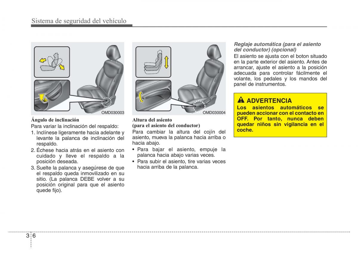 Hyundai Elantra V 5 i35 Avante MD manual del propietario / page 25