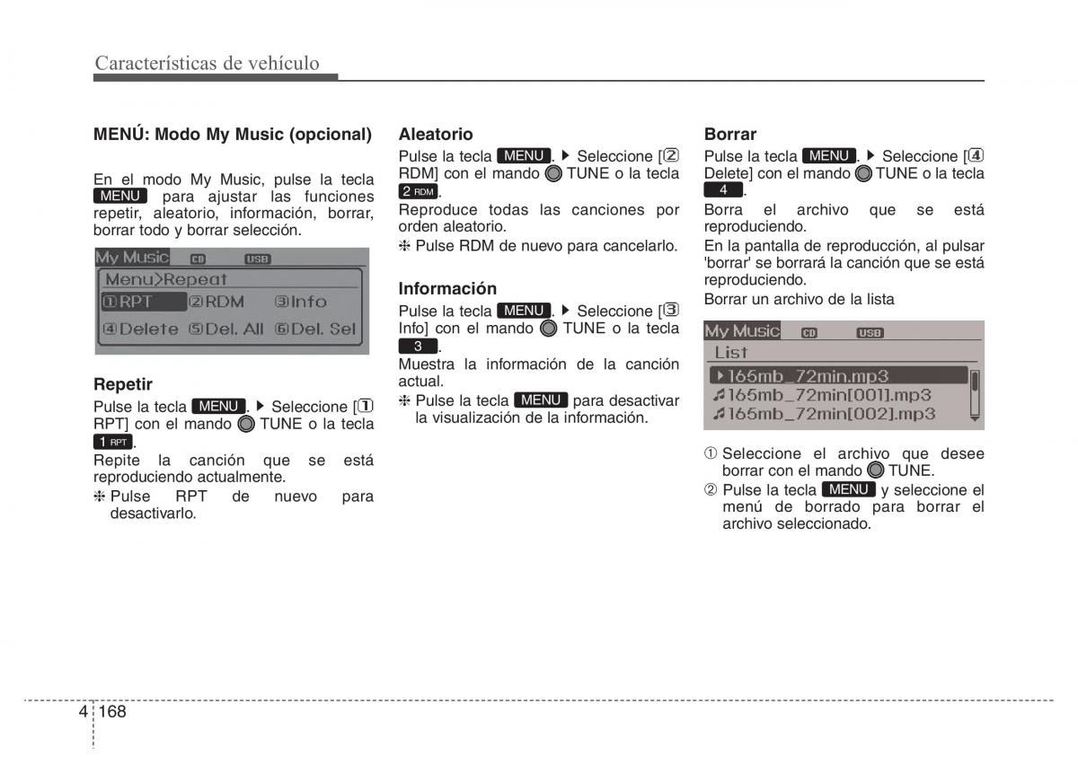 Hyundai Elantra V 5 i35 Avante MD manual del propietario / page 254