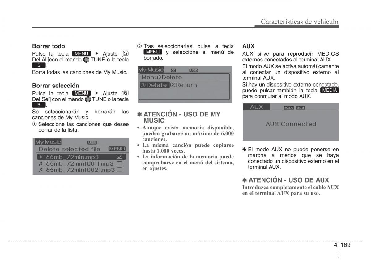 Hyundai Elantra V 5 i35 Avante MD manual del propietario / page 255