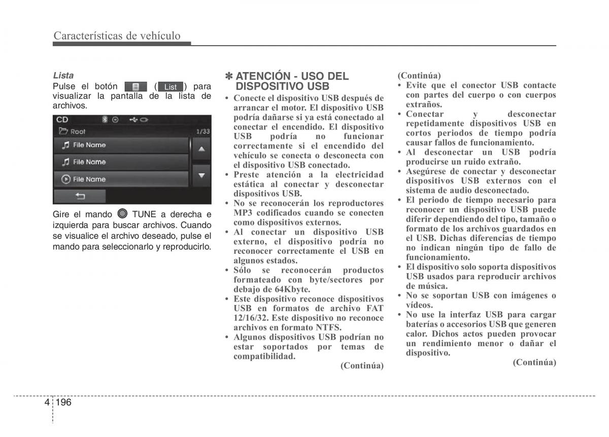 Hyundai Elantra V 5 i35 Avante MD manual del propietario / page 282