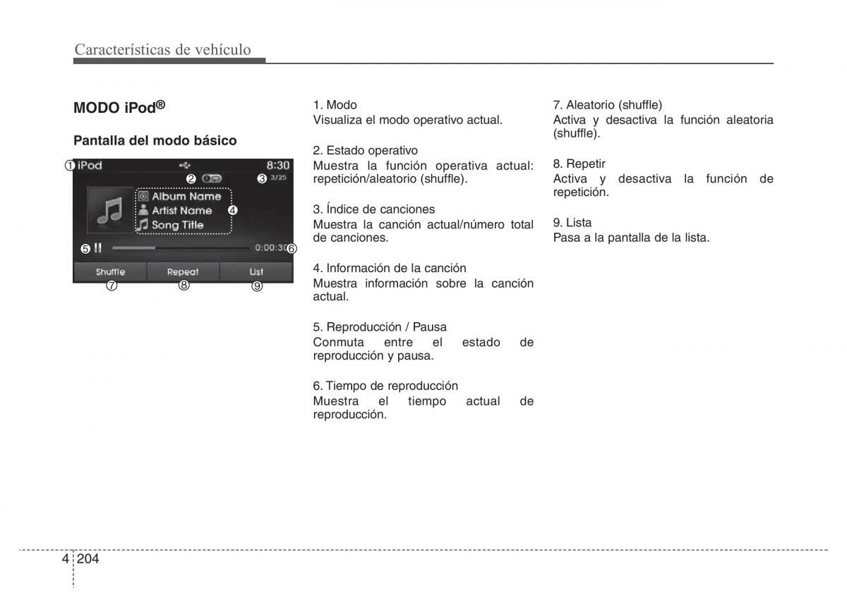 Hyundai Elantra V 5 i35 Avante MD manual del propietario / page 290