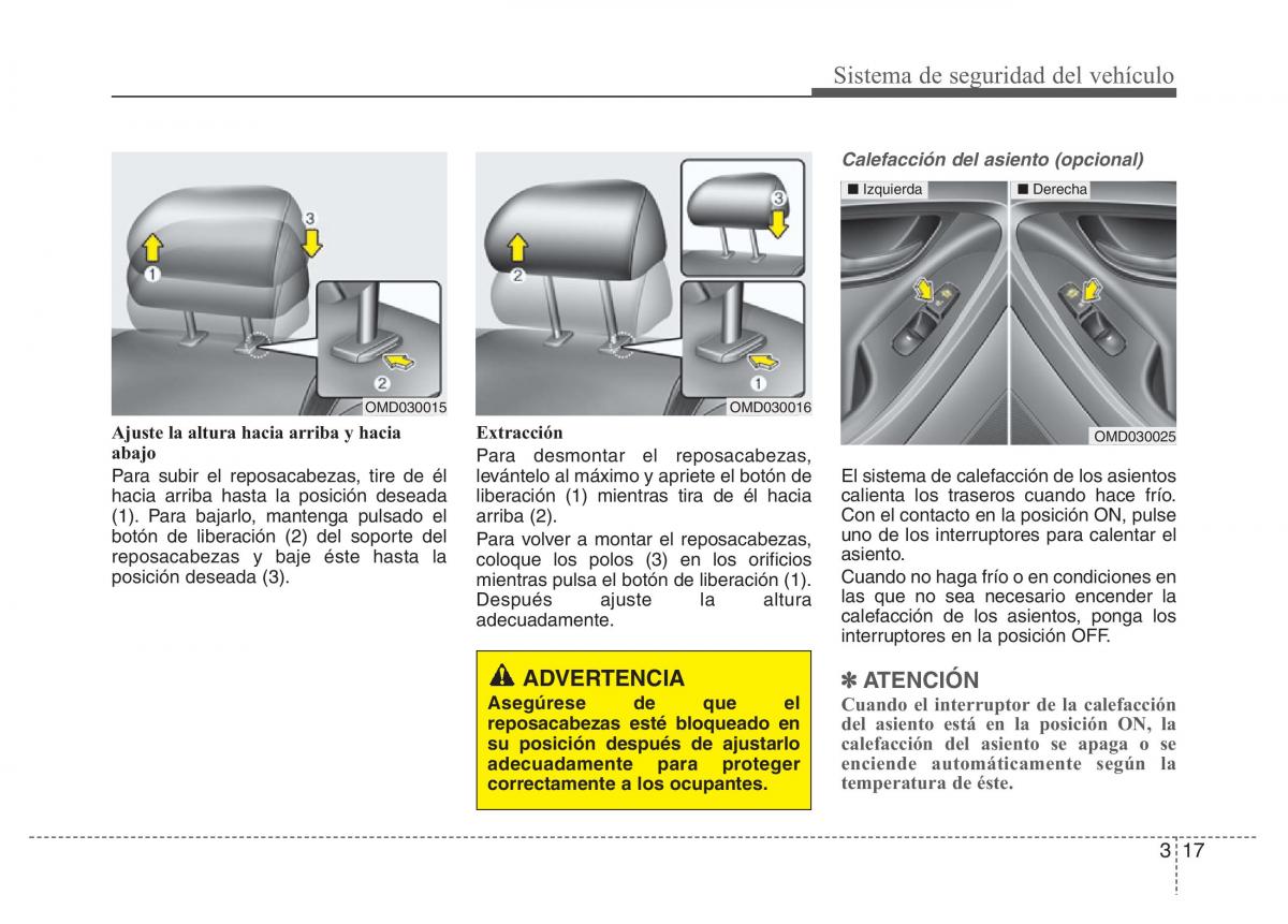 Hyundai Elantra V 5 i35 Avante MD manual del propietario / page 36