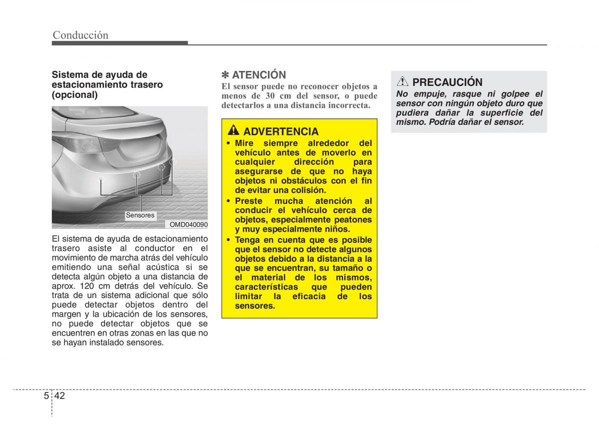 Hyundai Elantra V 5 i35 Avante MD manual del propietario / page 361