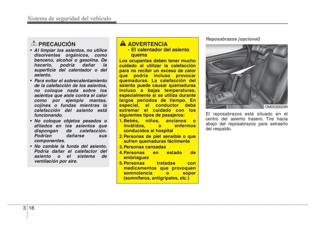 Hyundai Elantra V 5 i35 Avante MD manual del propietario / page 37