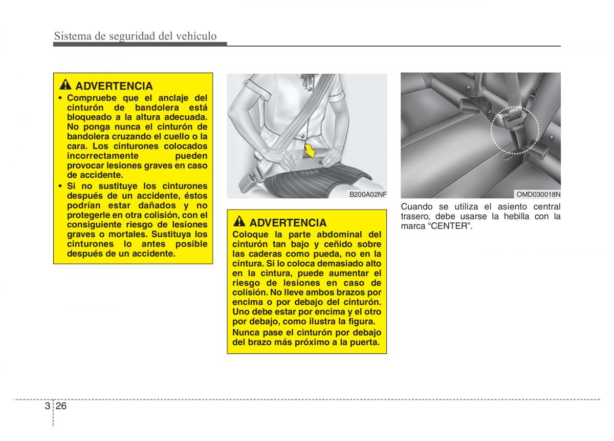 Hyundai Elantra V 5 i35 Avante MD manual del propietario / page 45