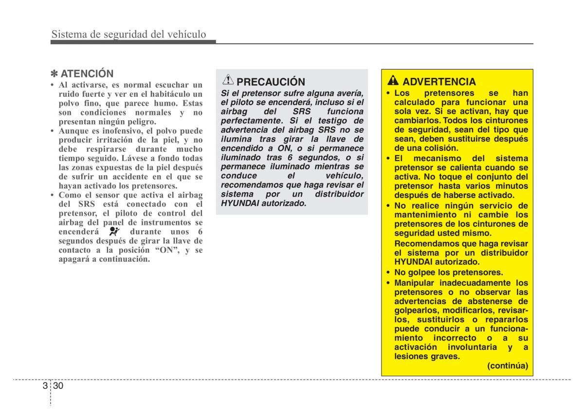 Hyundai Elantra V 5 i35 Avante MD manual del propietario / page 49