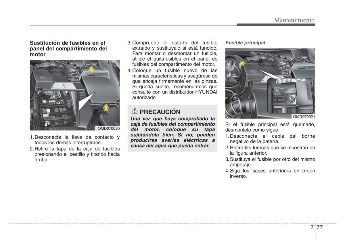 Hyundai Elantra V 5 i35 Avante MD manual del propietario / page 496