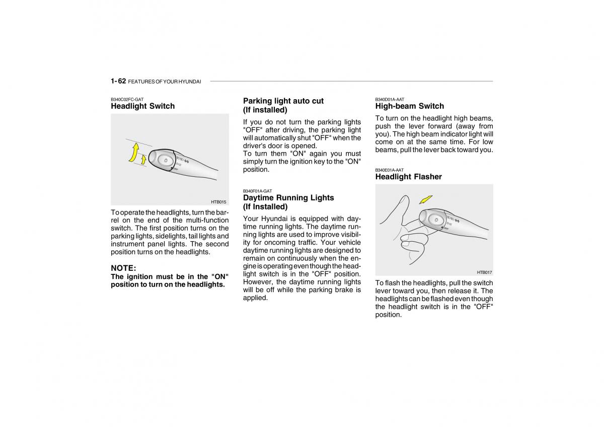 Hyundai Getz omistajan kasikirja / page 74