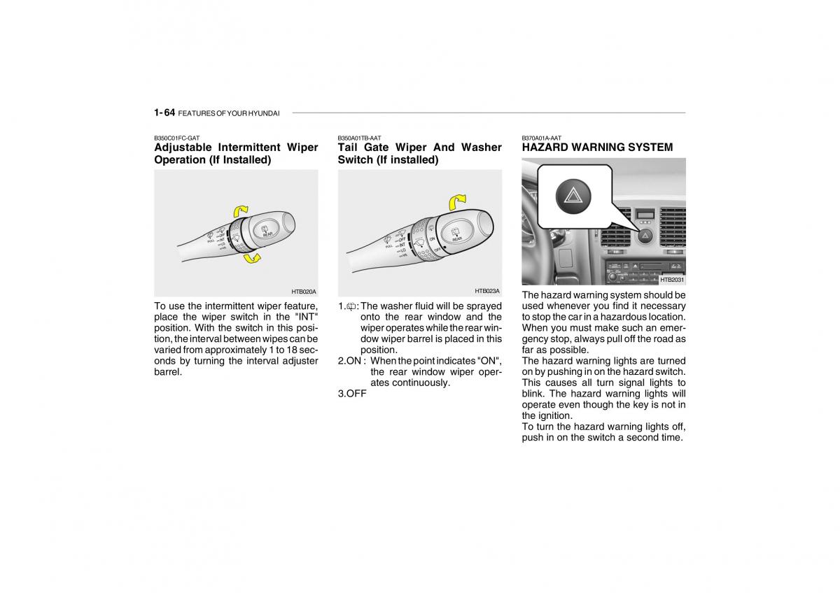 Hyundai Getz omistajan kasikirja / page 76