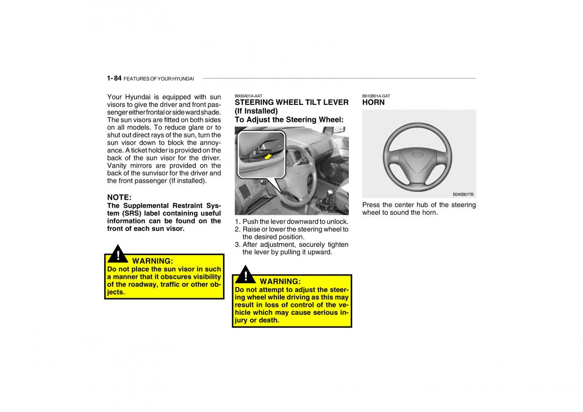 Hyundai Getz omistajan kasikirja / page 96