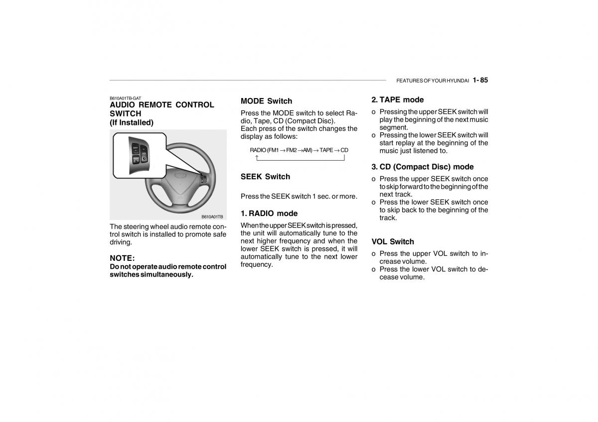 Hyundai Getz omistajan kasikirja / page 97