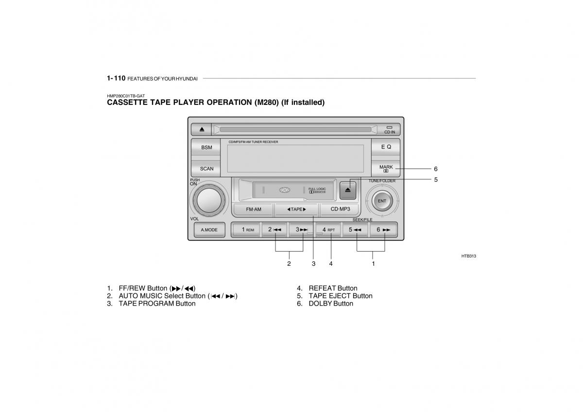 Hyundai Getz omistajan kasikirja / page 122