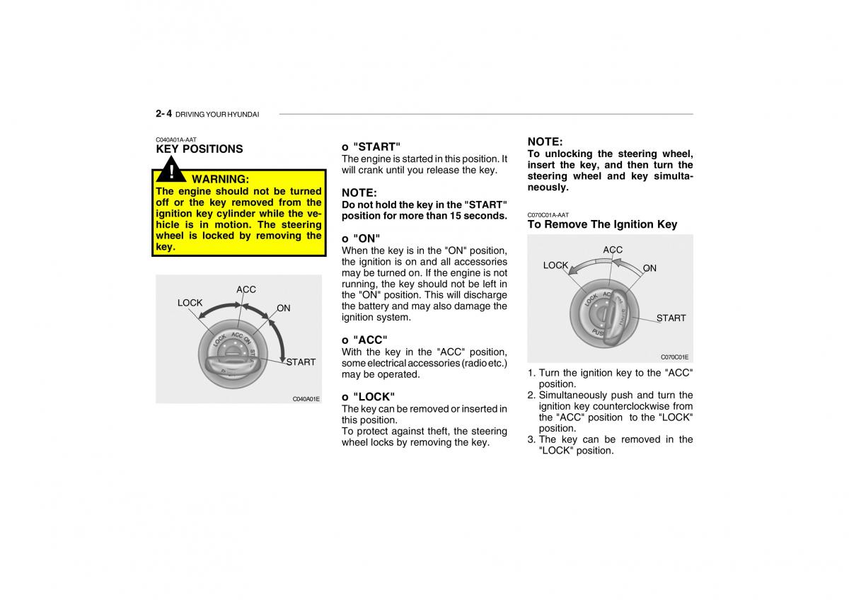 Hyundai Getz omistajan kasikirja / page 136