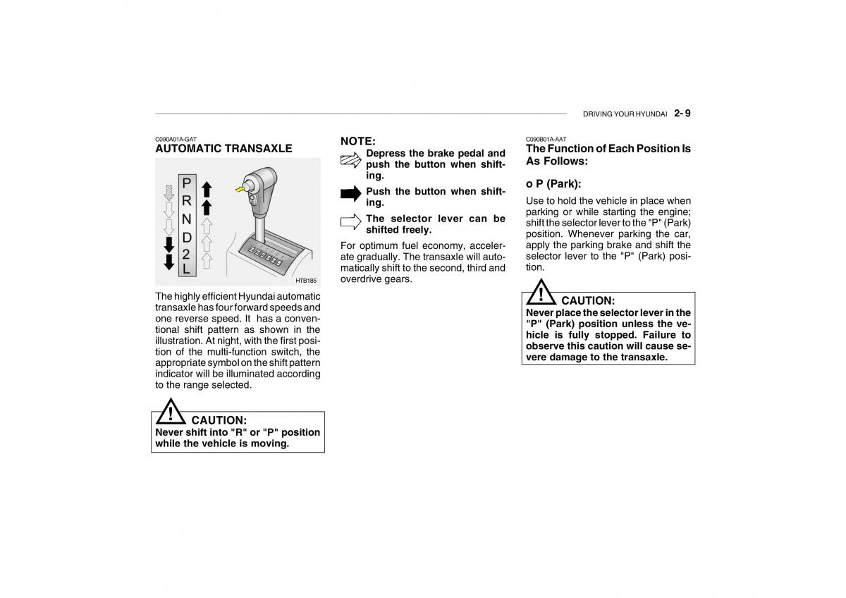 Hyundai Getz omistajan kasikirja / page 141