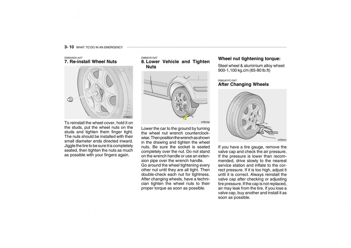 Hyundai Getz omistajan kasikirja / page 165