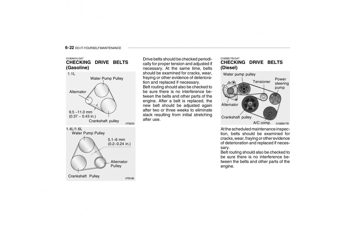 Hyundai Getz omistajan kasikirja / page 208