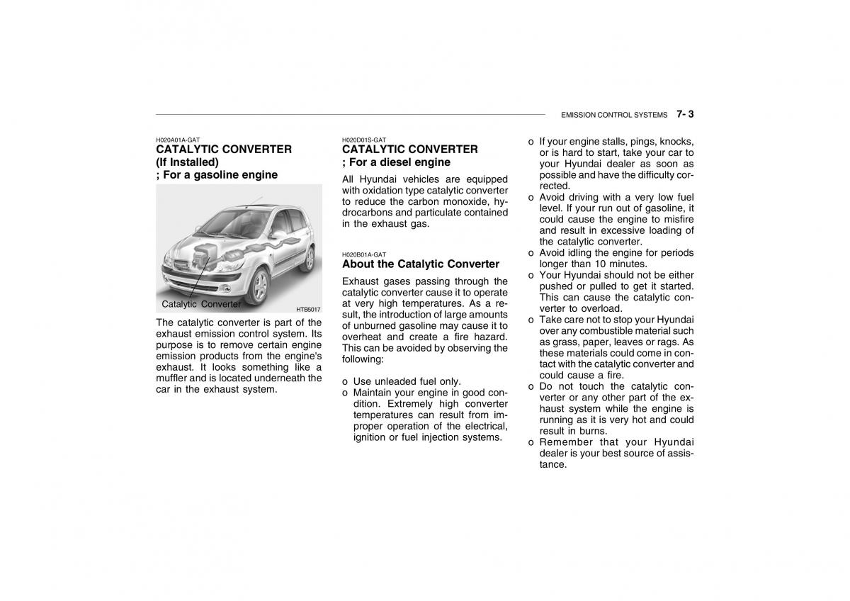 Hyundai Getz omistajan kasikirja / page 228