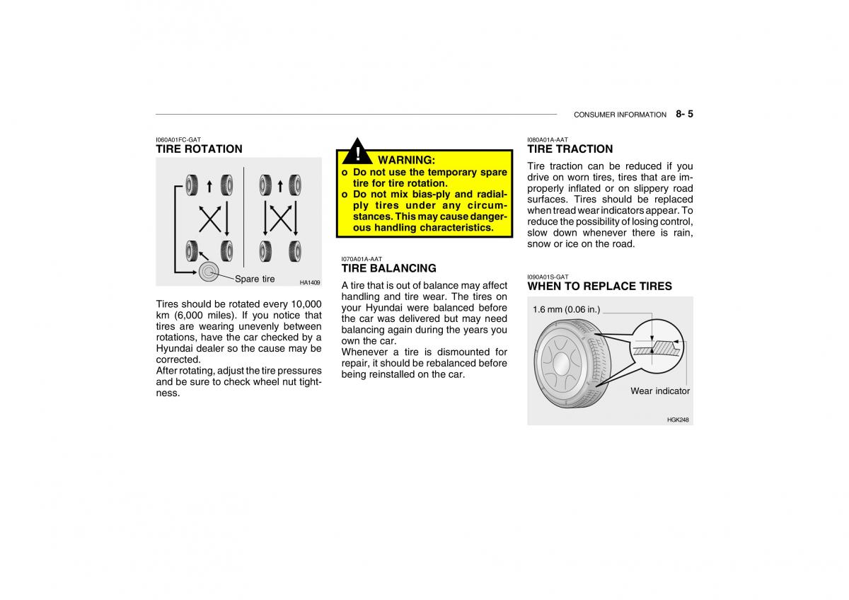 Hyundai Getz omistajan kasikirja / page 234