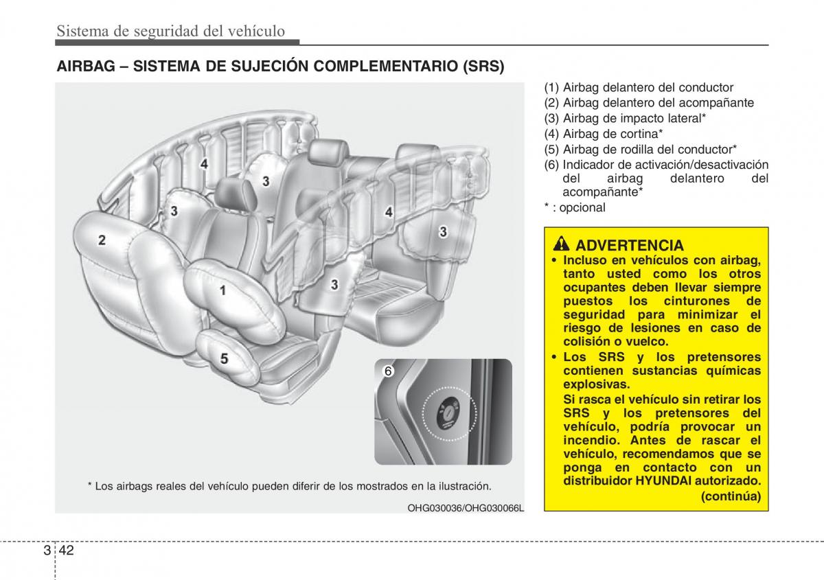 Hyundai Grandeur Azera HG V 5 manual del propietario / page 58