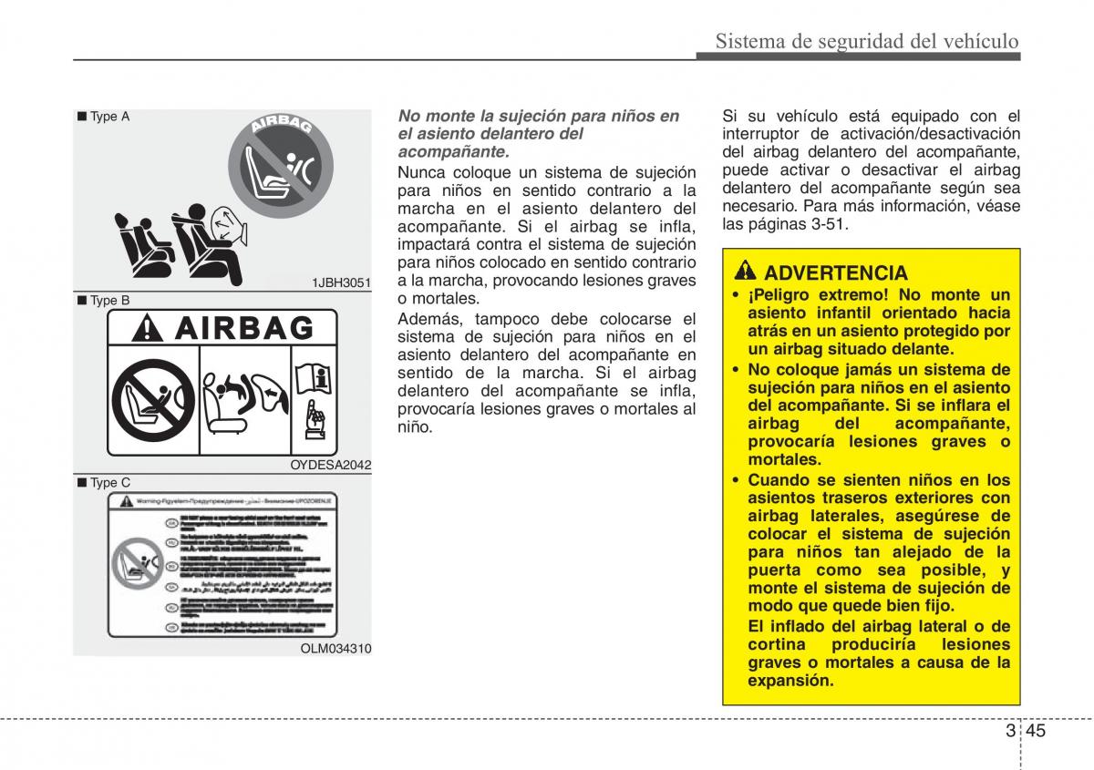 Hyundai Grandeur Azera HG V 5 manual del propietario / page 61