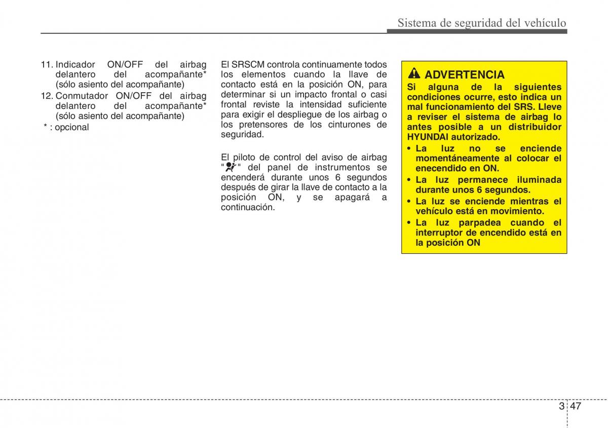 Hyundai Grandeur Azera HG V 5 manual del propietario / page 63