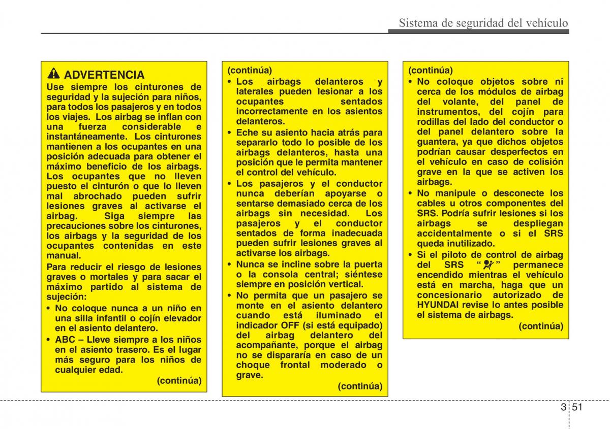 Hyundai Grandeur Azera HG V 5 manual del propietario / page 67