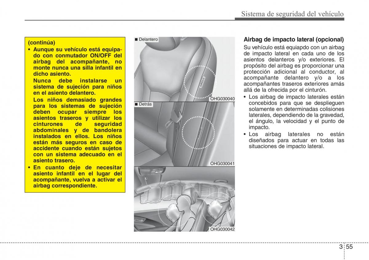 Hyundai Grandeur Azera HG V 5 manual del propietario / page 71