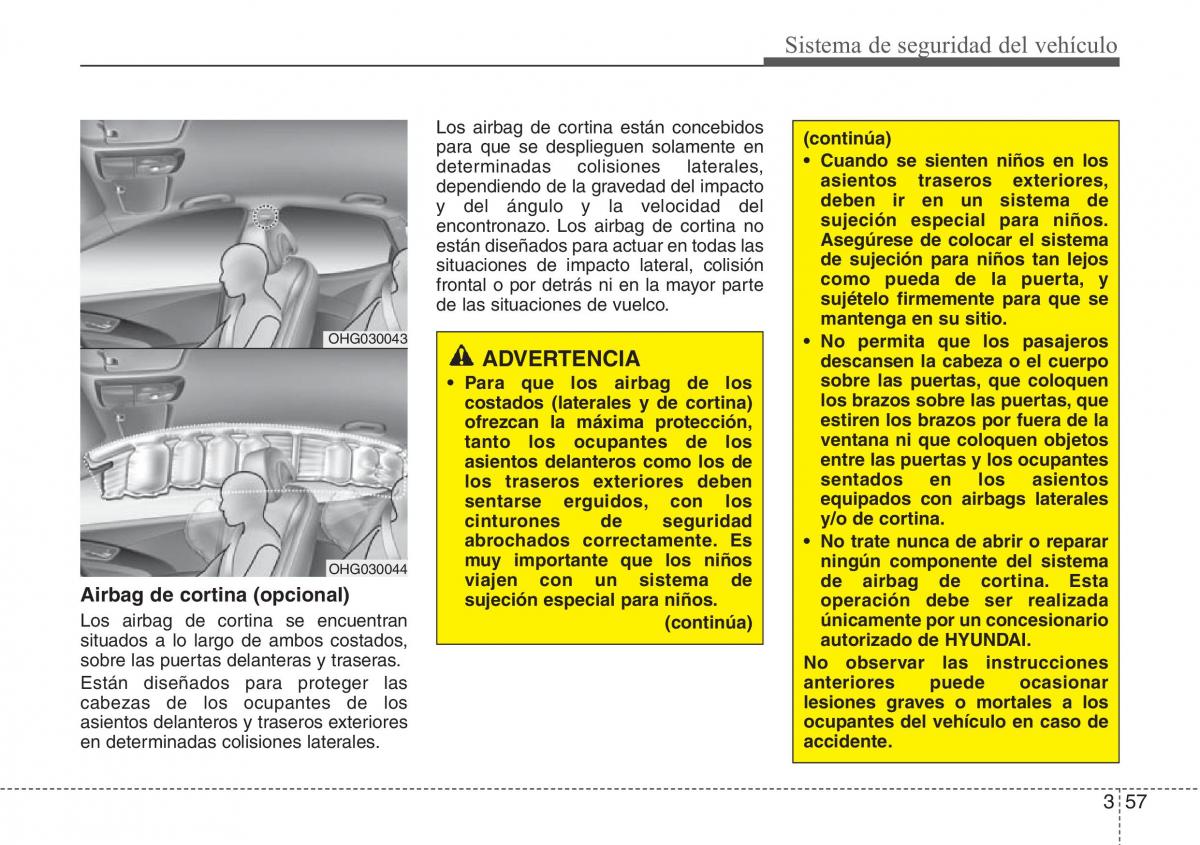 Hyundai Grandeur Azera HG V 5 manual del propietario / page 73