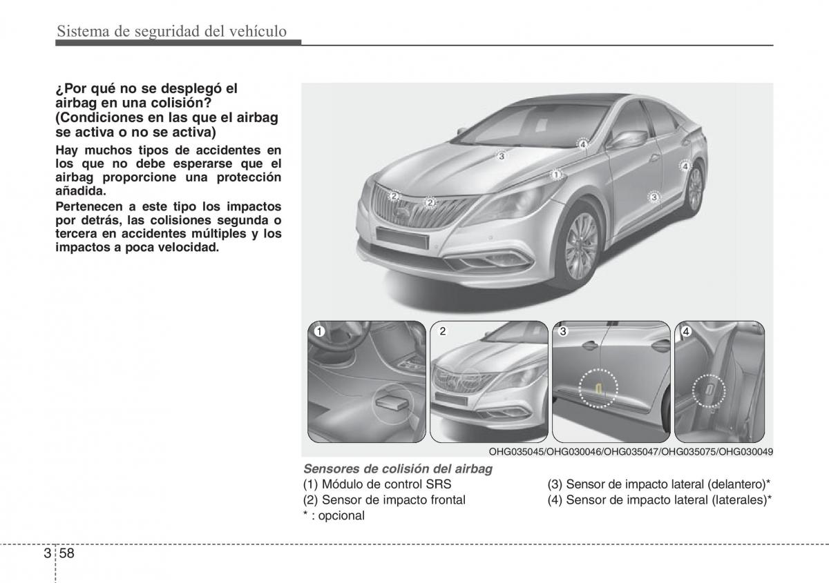 Hyundai Grandeur Azera HG V 5 manual del propietario / page 74