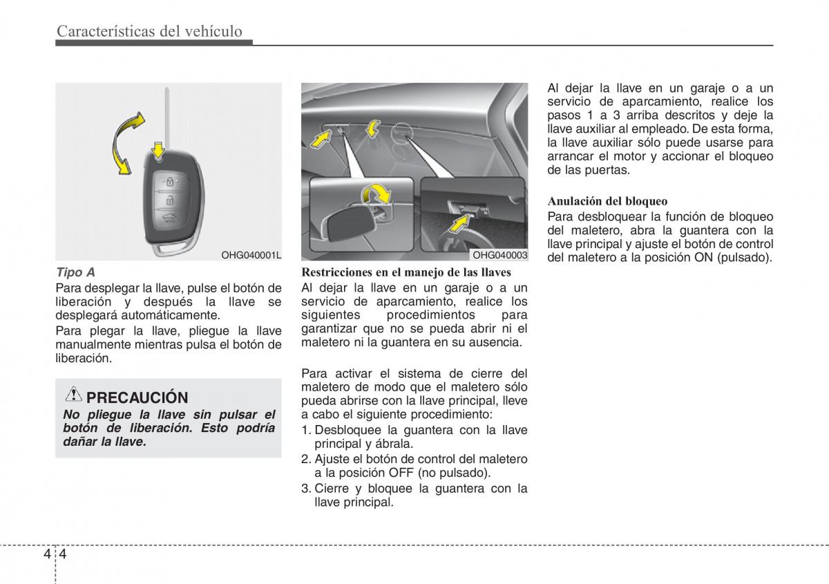 Hyundai Grandeur Azera HG V 5 manual del propietario / page 85