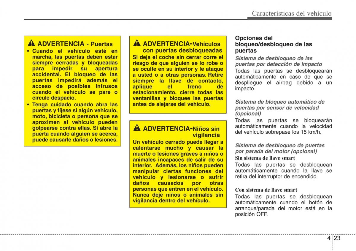 Hyundai Grandeur Azera HG V 5 manual del propietario / page 104