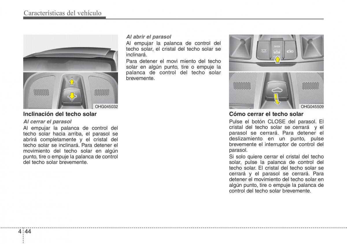 Hyundai Grandeur Azera HG V 5 manual del propietario / page 125