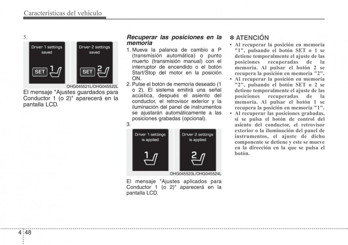 Hyundai Grandeur Azera HG V 5 manual del propietario / page 129