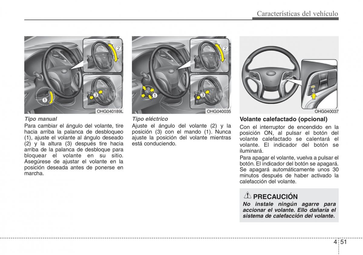 Hyundai Grandeur Azera HG V 5 manual del propietario / page 132