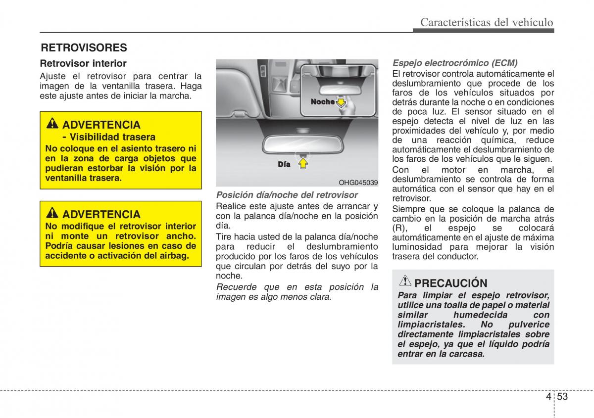 Hyundai Grandeur Azera HG V 5 manual del propietario / page 134