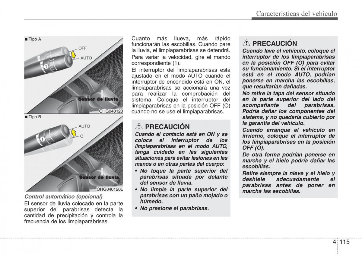 Hyundai Grandeur Azera HG V 5 manual del propietario / page 196