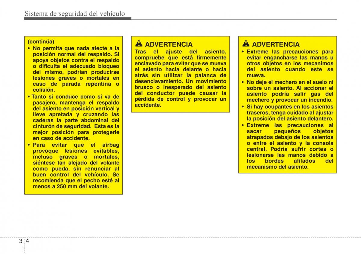 Hyundai Grandeur Azera HG V 5 manual del propietario / page 20