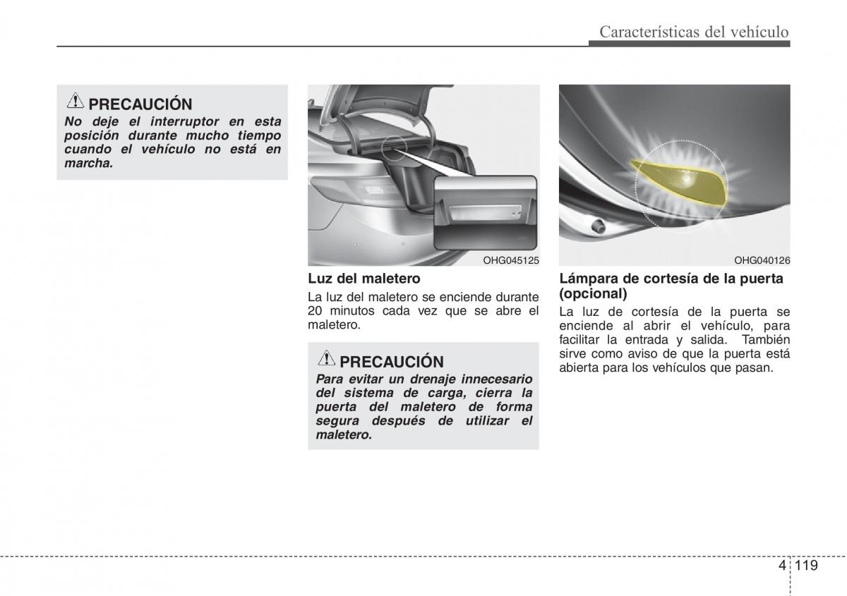 Hyundai Grandeur Azera HG V 5 manual del propietario / page 200