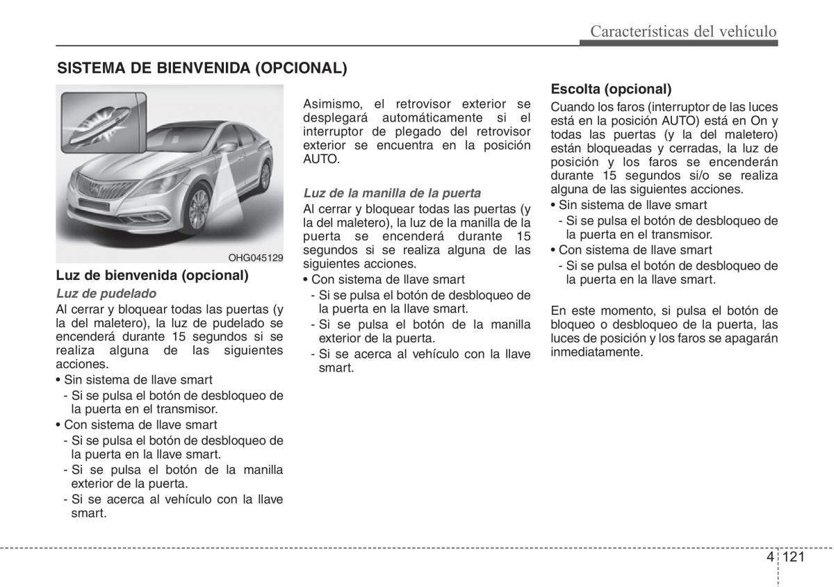 Hyundai Grandeur Azera HG V 5 manual del propietario / page 202