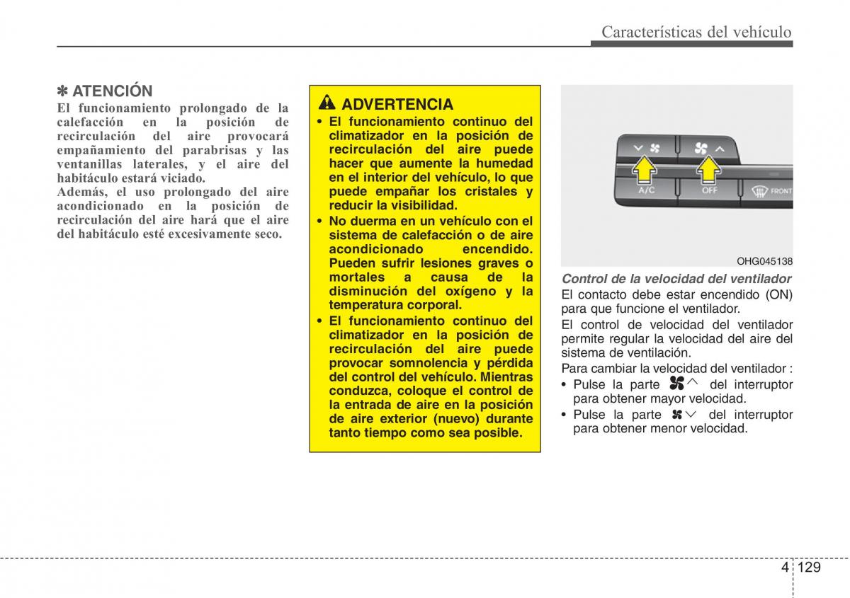 Hyundai Grandeur Azera HG V 5 manual del propietario / page 210